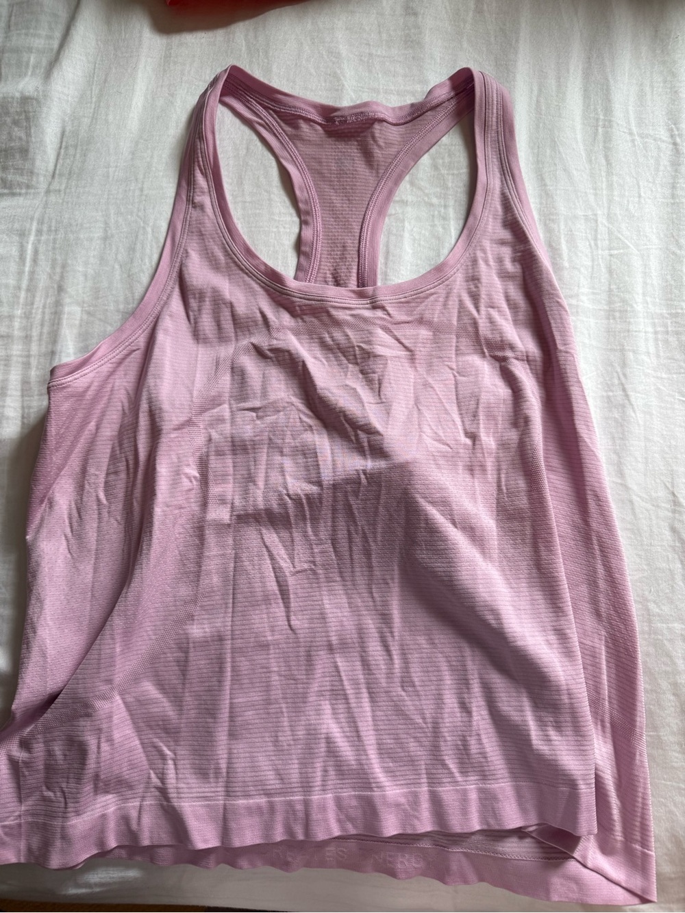 lululemon athletica Light Lavender Racerback Tank Race Length